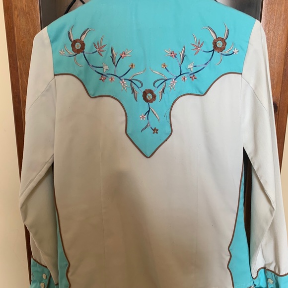 Scully Vintage Western Pearl Snap shirt - Picture 3 of 4